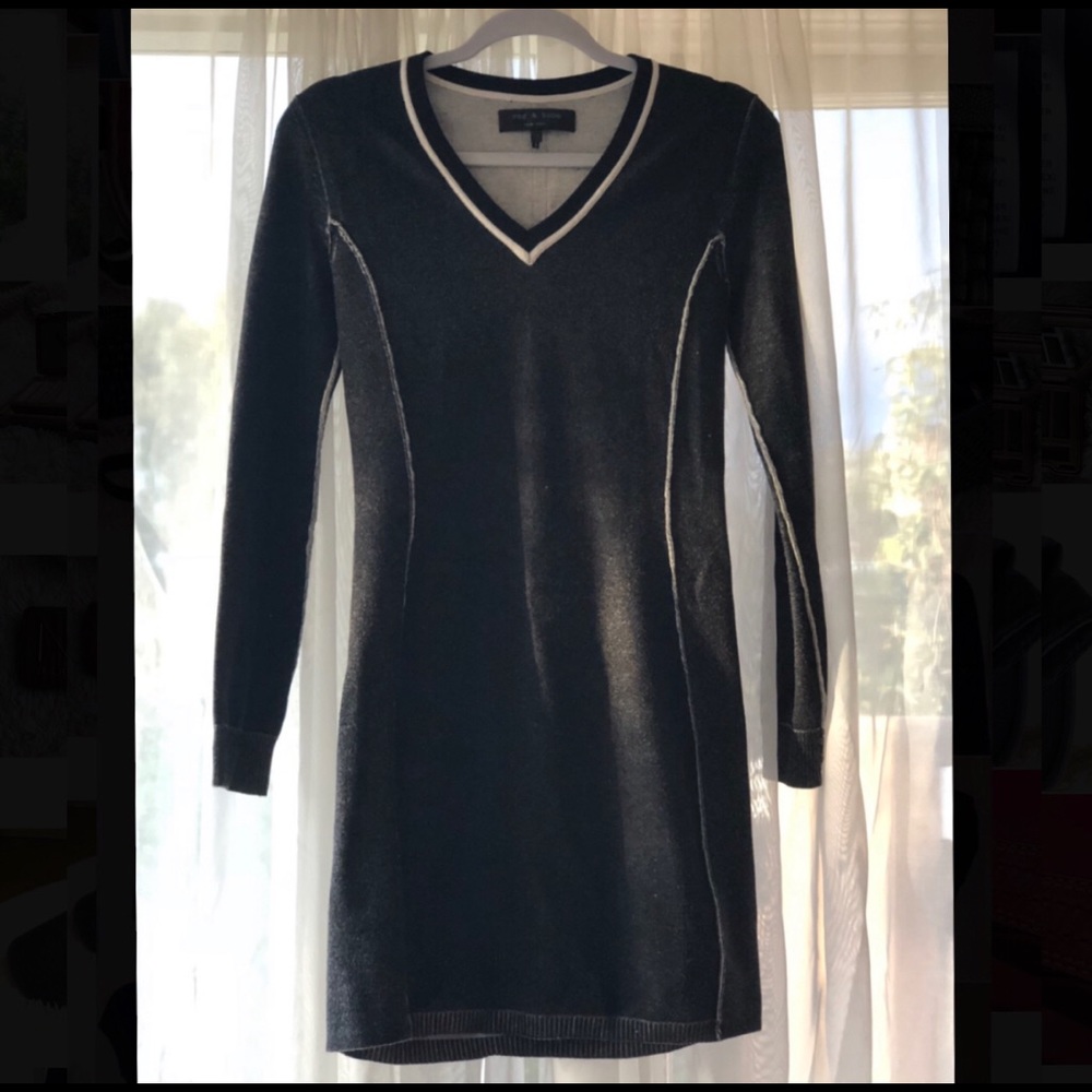 Charcoal Rag & Bone Knit Dress